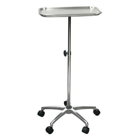 Mayo Instrument Stand with Mobile 5" Caster Base - EZMEDx Medical Supply