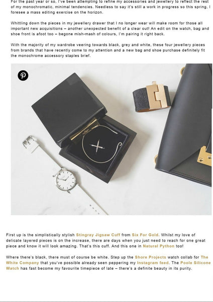 Sixforgold Boutique coverage in the online stylist 