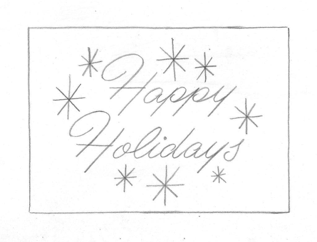 Happy Holidays Sketch