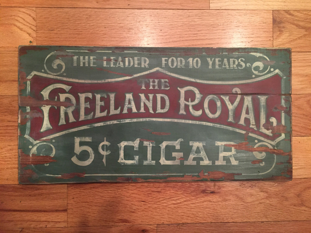 Freeland Royal sign by Gary Godby