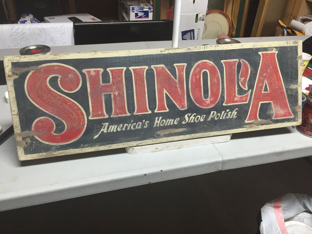 Shinola sign by Gary Godby