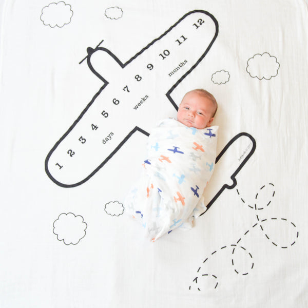 airplane swaddle blanket