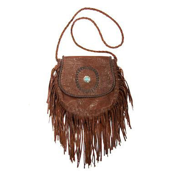 Sahara Hand Tooled Leather Fringe Boho Bag – Dreamtime Boho