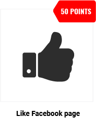 Like Facebook page - 50 POINTS