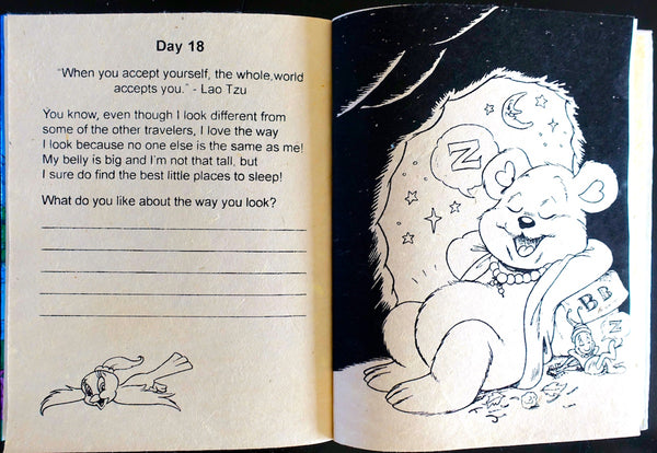 Buddha Bear Coloring Book Day 18