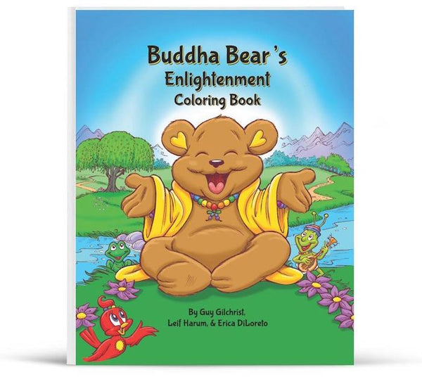 Buddha Bear Coloring Book Cover