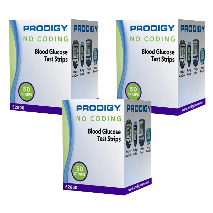 prodigy glucometer strips