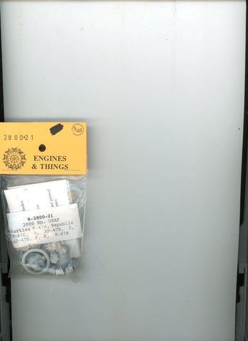 Engines & Things 1:48 USAF R-2800-21 2000 Hp Engine Resin Detail Set #280021 N/A Engines_Things