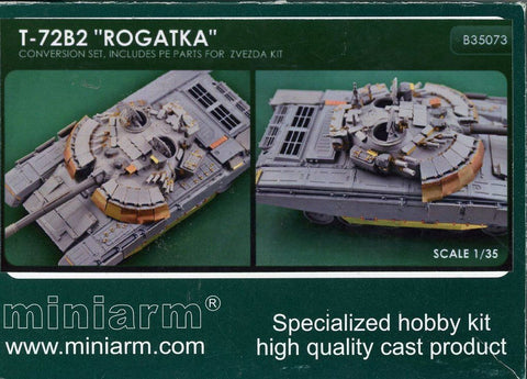 Miniarm 1:35 T-72B2 Rogatka Conversion Set for Zvezda - Resin PE #B35073 N/A Miniarm