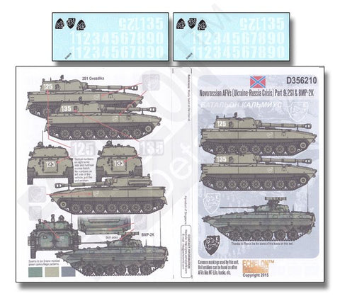 Echelon 1:35 Novorossian AFV Ukraine Crisis Part 9 2S1 BMP-2K #D356210 N/A Echelon