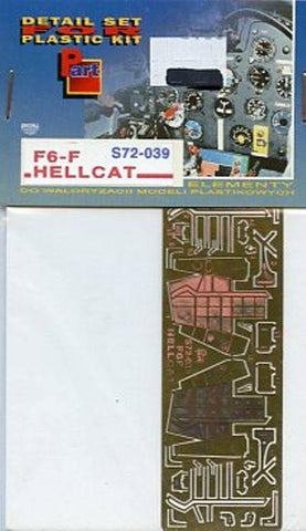 Part 1:72 Hellcat F6-F Undercarriage PE Detail Set for Academy #S72039 N/A Part