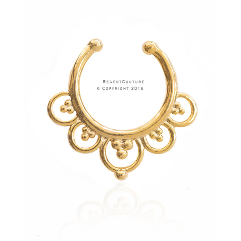 Indira Fake Septum Nose Ring - RegentCouture