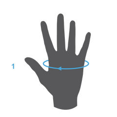 adidas goalie glove size chart