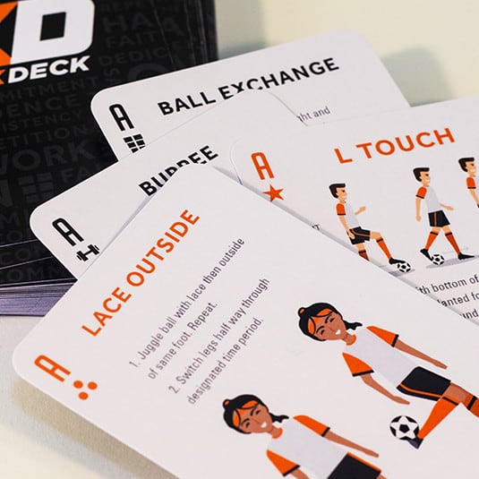 Kick Deck Training Cards La Liga Soccer
