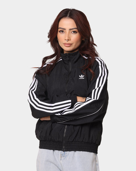 adidas black and white jacket women's