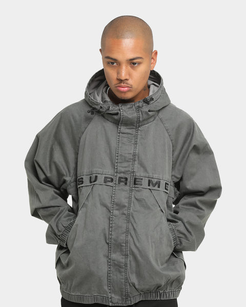 supreme curve logos ripstop jacket