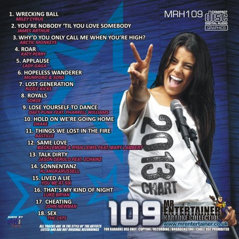 MRH109 - Chart Hits Volume 109 September 2013
