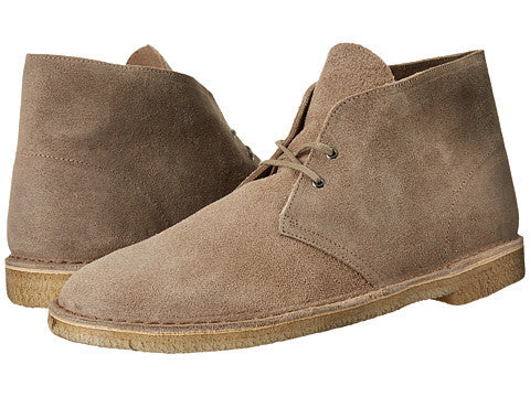 taupe suede desert boots