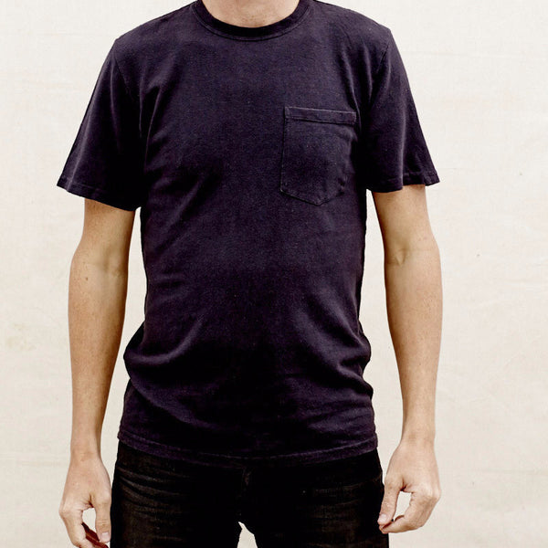 Jungmaven - 100% Hemp 6.8oz T Shirt <br>Washed Navy