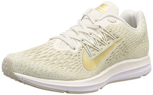 nike zoom winflo 5 women's phantom metallic gold