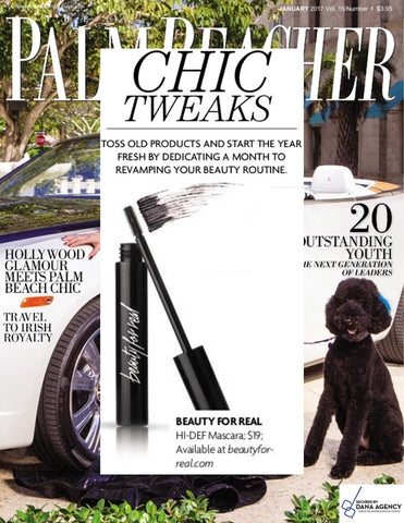 HI-DEF Mascara as featured in Palm Beacher Magazine