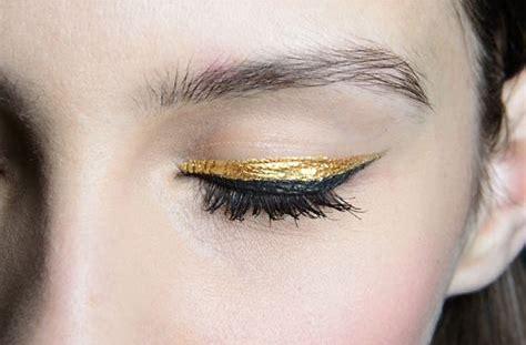 Black and Gold Eyeliner