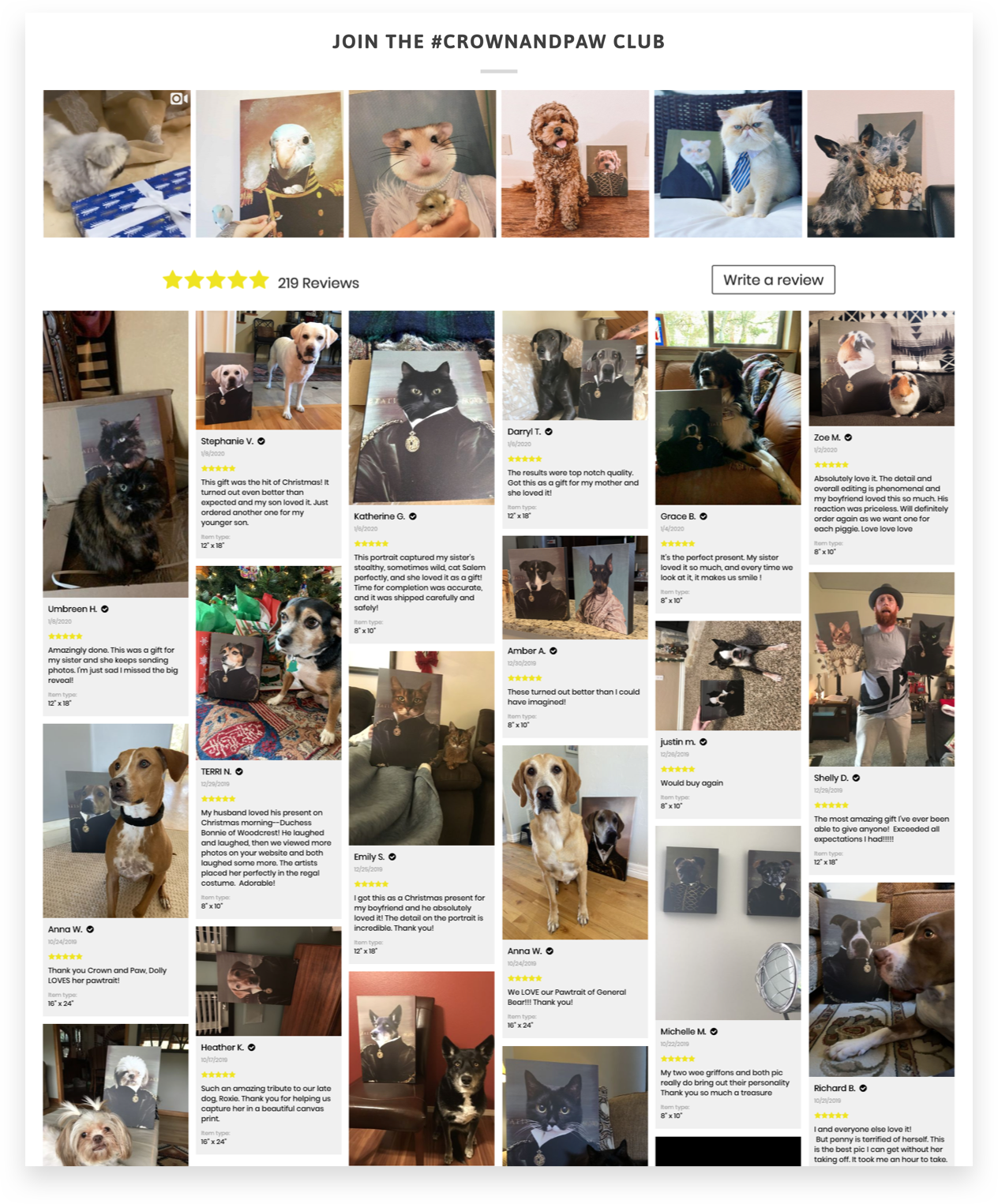 Crown & Paw Ecommerce Pet Reviews and Social Proof