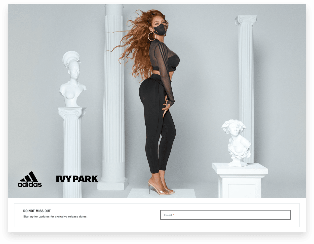 Adidas x Ivy Park fashion marketing campaign