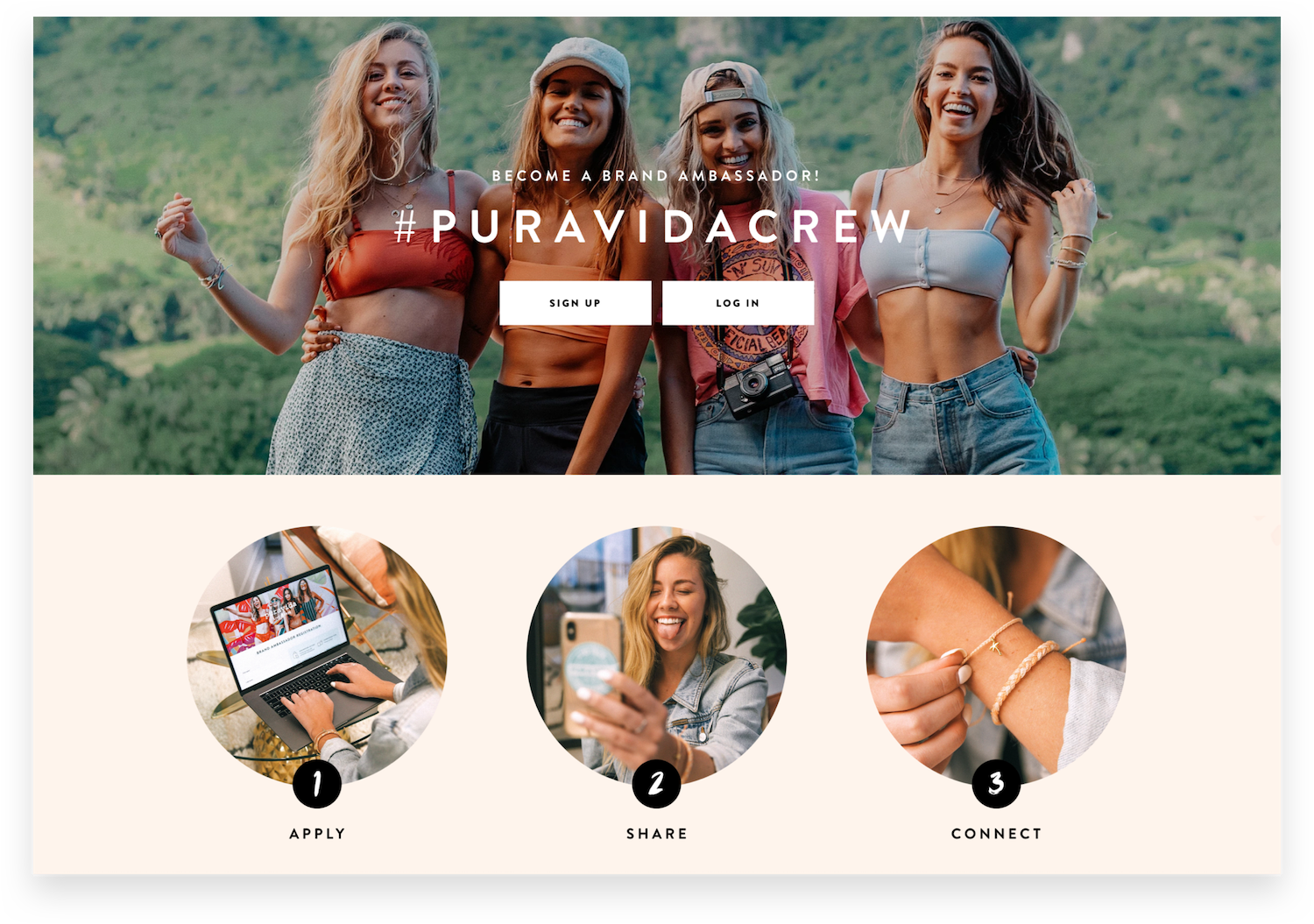 Pura Vida Brand Ambassador