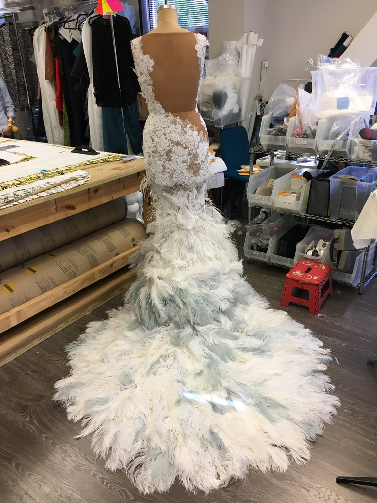 custom wedding dress