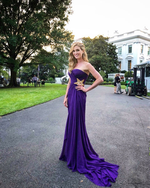 Kelly Levesque, Custom Miles David Gown, White House