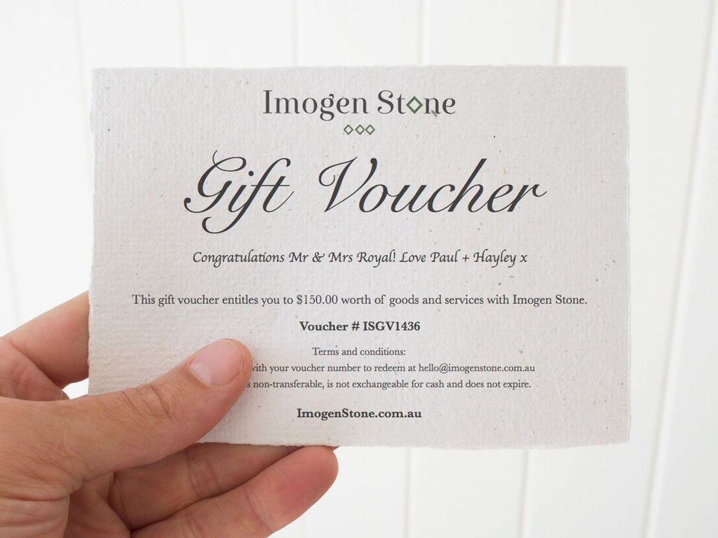 Imogen Stone Gift Voucher