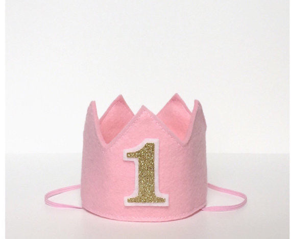 1st birthday crown girl