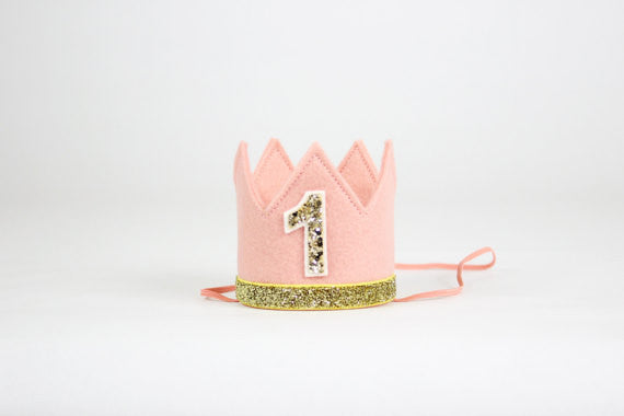 1st birthday crown girl