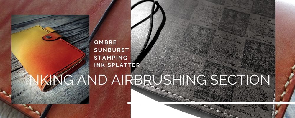 Inking and airbrushing