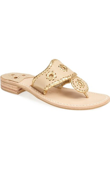 jack rogers gold sandals