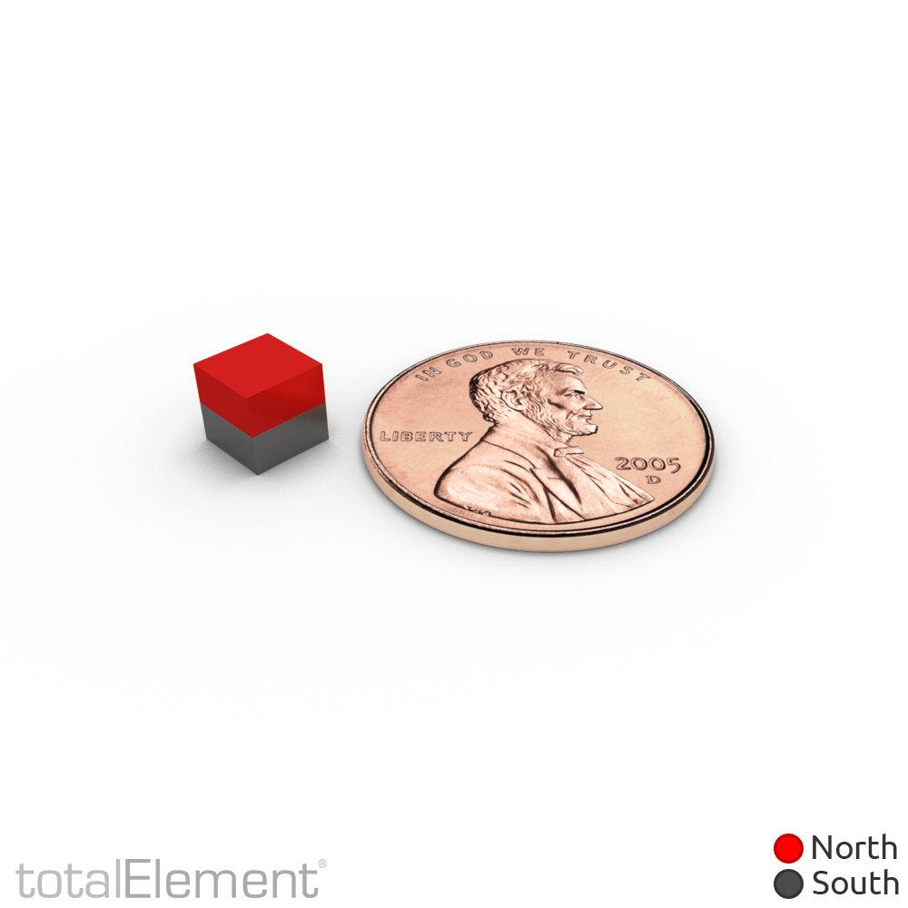 3/16 Inch Neodymium Rare Earth Cube N52 (64