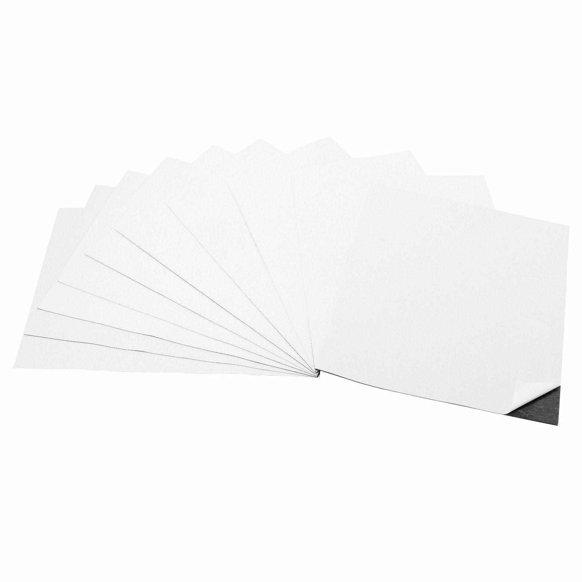 8 Inch Strong Self-Adhesive Magnetic Sheets Peel & Stick totalElement