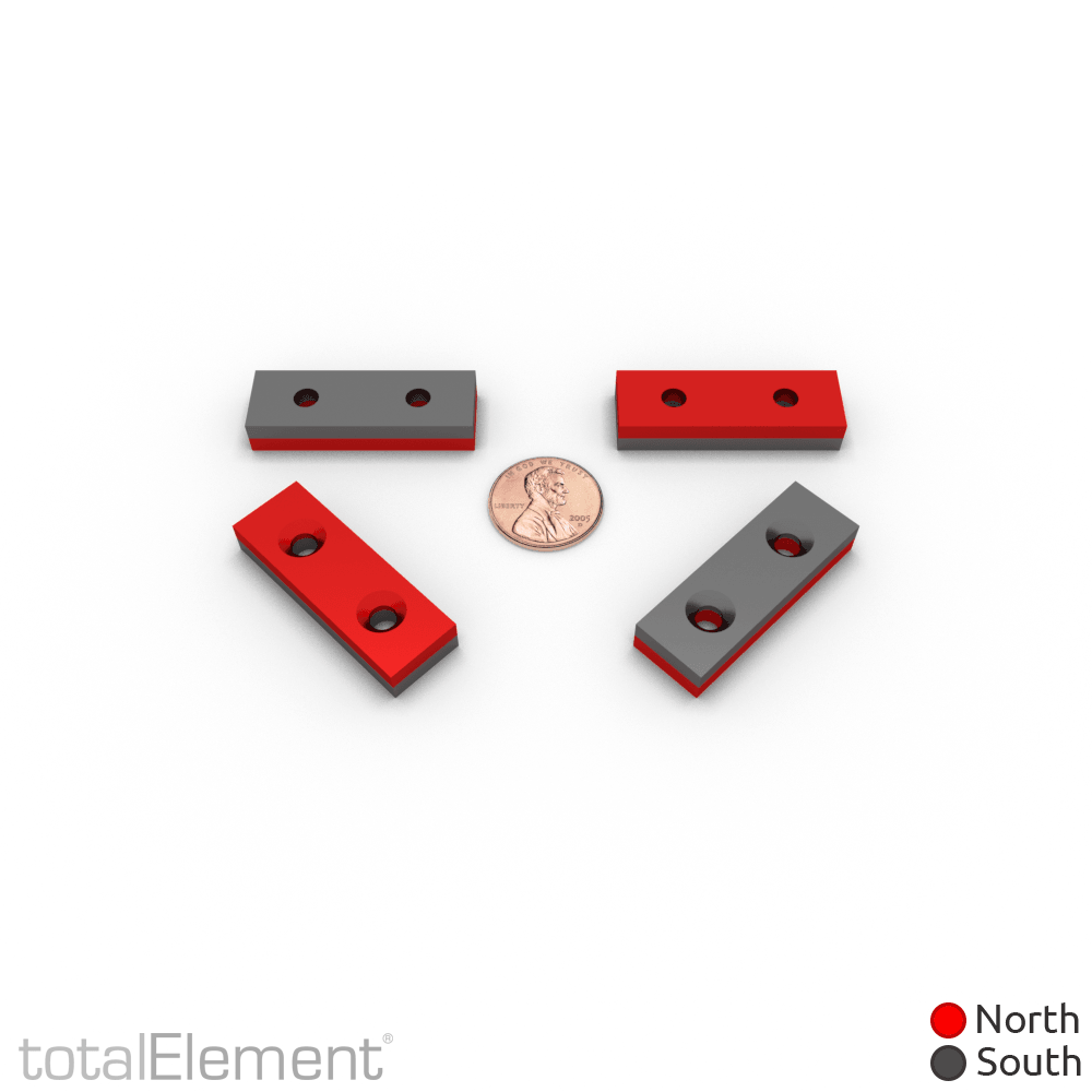 Neodymium Rare Earth Magnet Grade N48 2" x 1" x 1/4" Block 