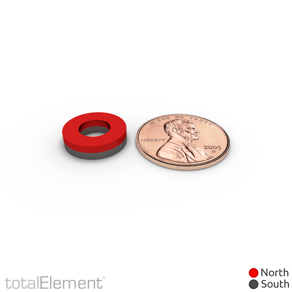 N52 1"od x 5/16"id x 1/4"  Strong Rare Earth Neodymium Ring Magnets 