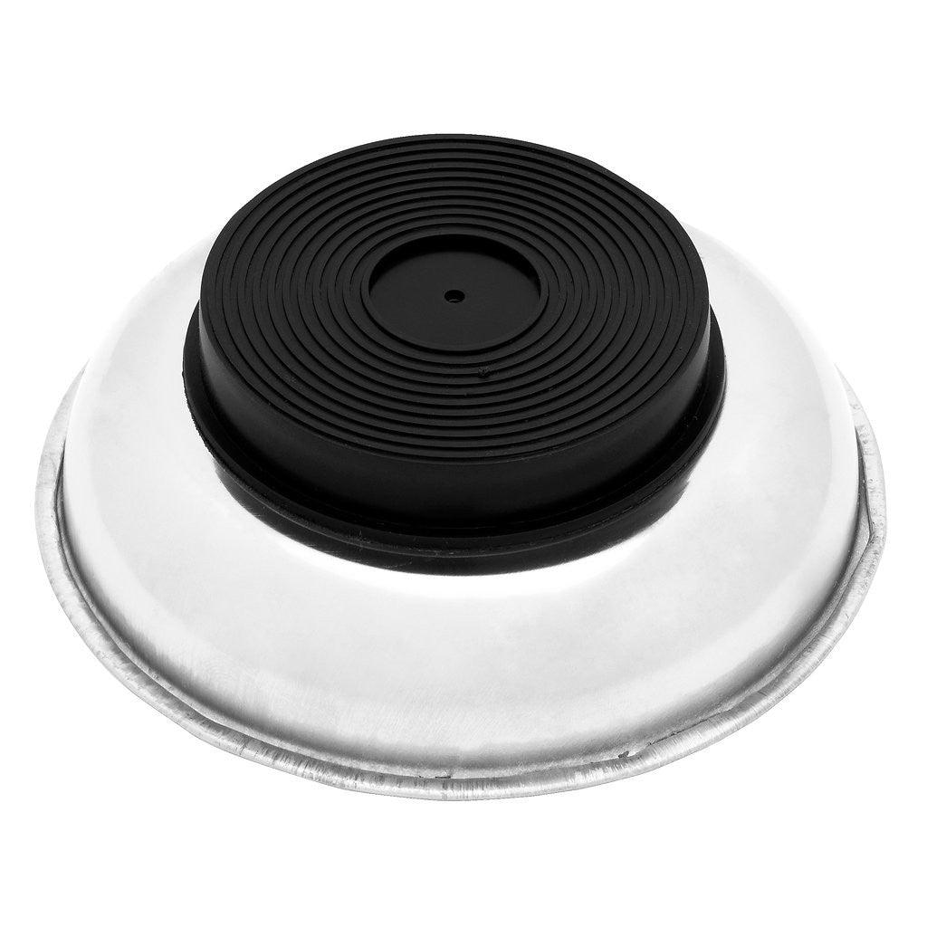 4" Magnetic Round Dish Tray Sturdy Base For Screws Bolts Nuts Pins Needles Part 