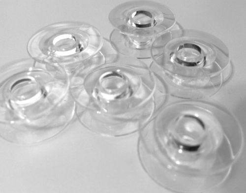 20 PLASTIC BOBBINS HOME SEWING MACHINE BERNINA BROTHER JANOME #55623 #SA159