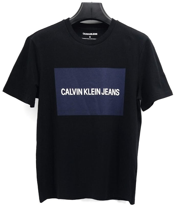 calvin klein logo t shirt mens