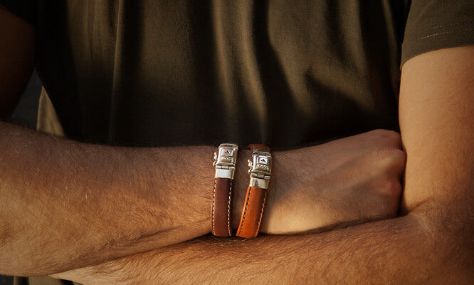 Porto Braided Leather Bracelet