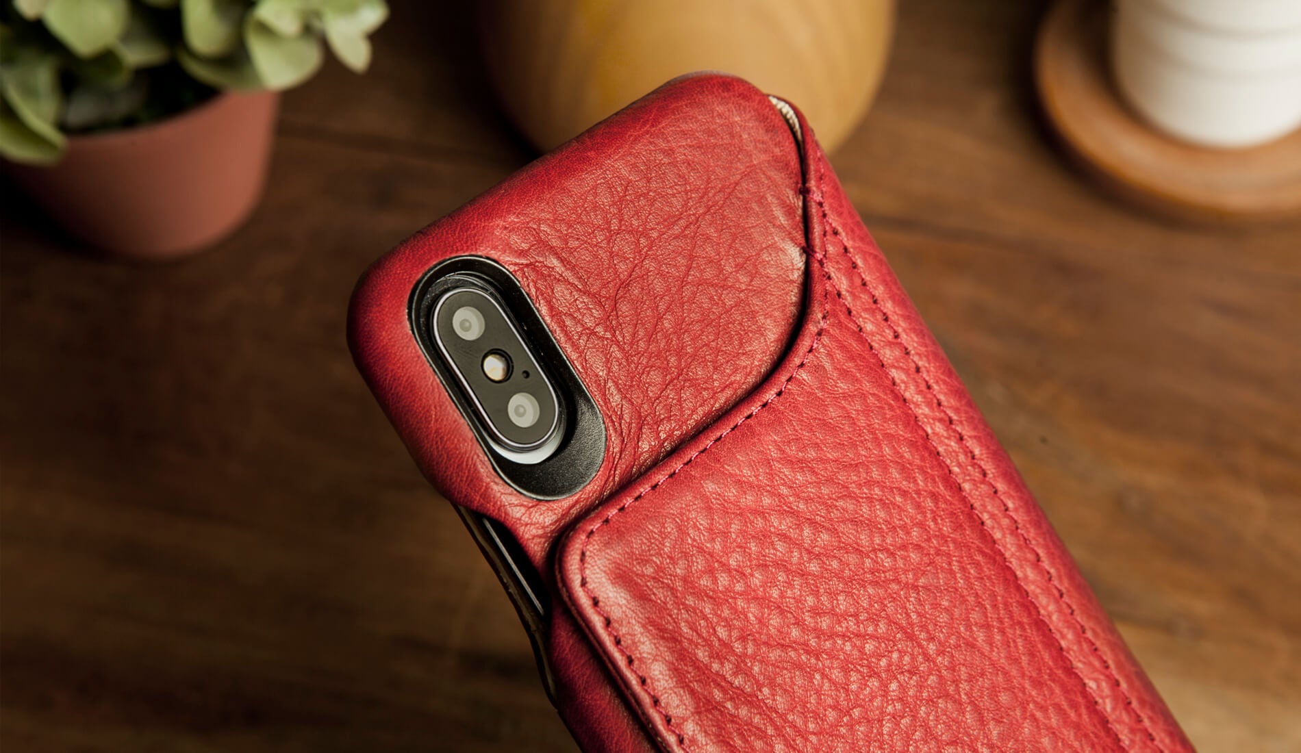 Niko Wallet iPhone X / iPhone Xs leather case