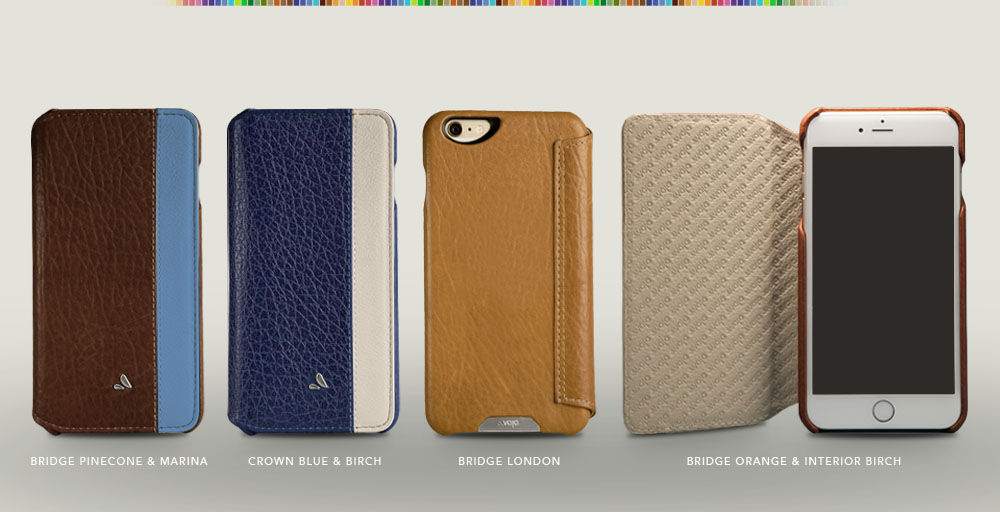 Two-tone iPhone 6/6s Plus Leather Case