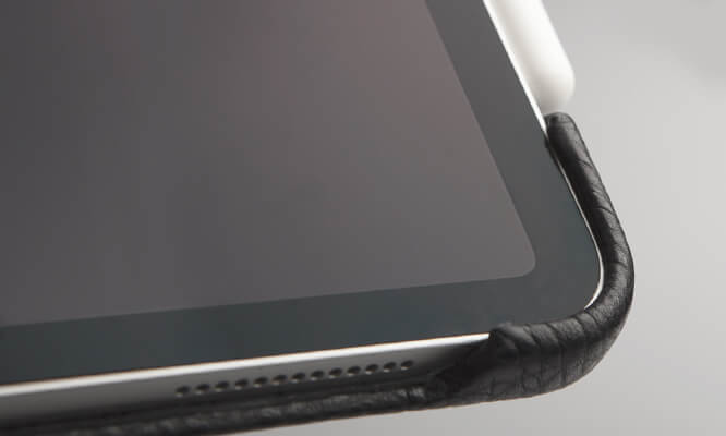 Custom Grip iPad Pro 12.9 Leather Case