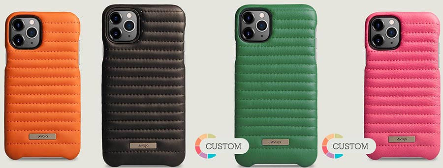 iPhone 11 Pro and Pro Max Leather Cases - Customize Yours