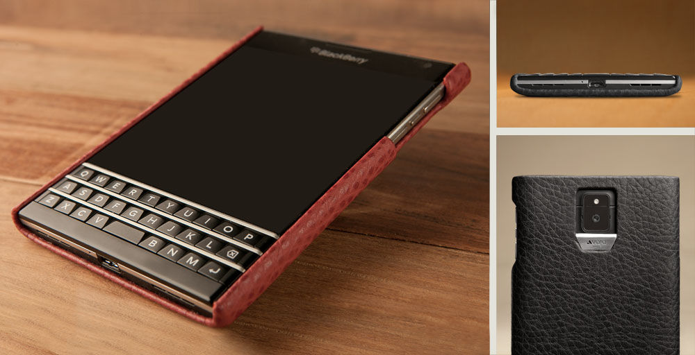 Premium Blackberry Passport Leather Case