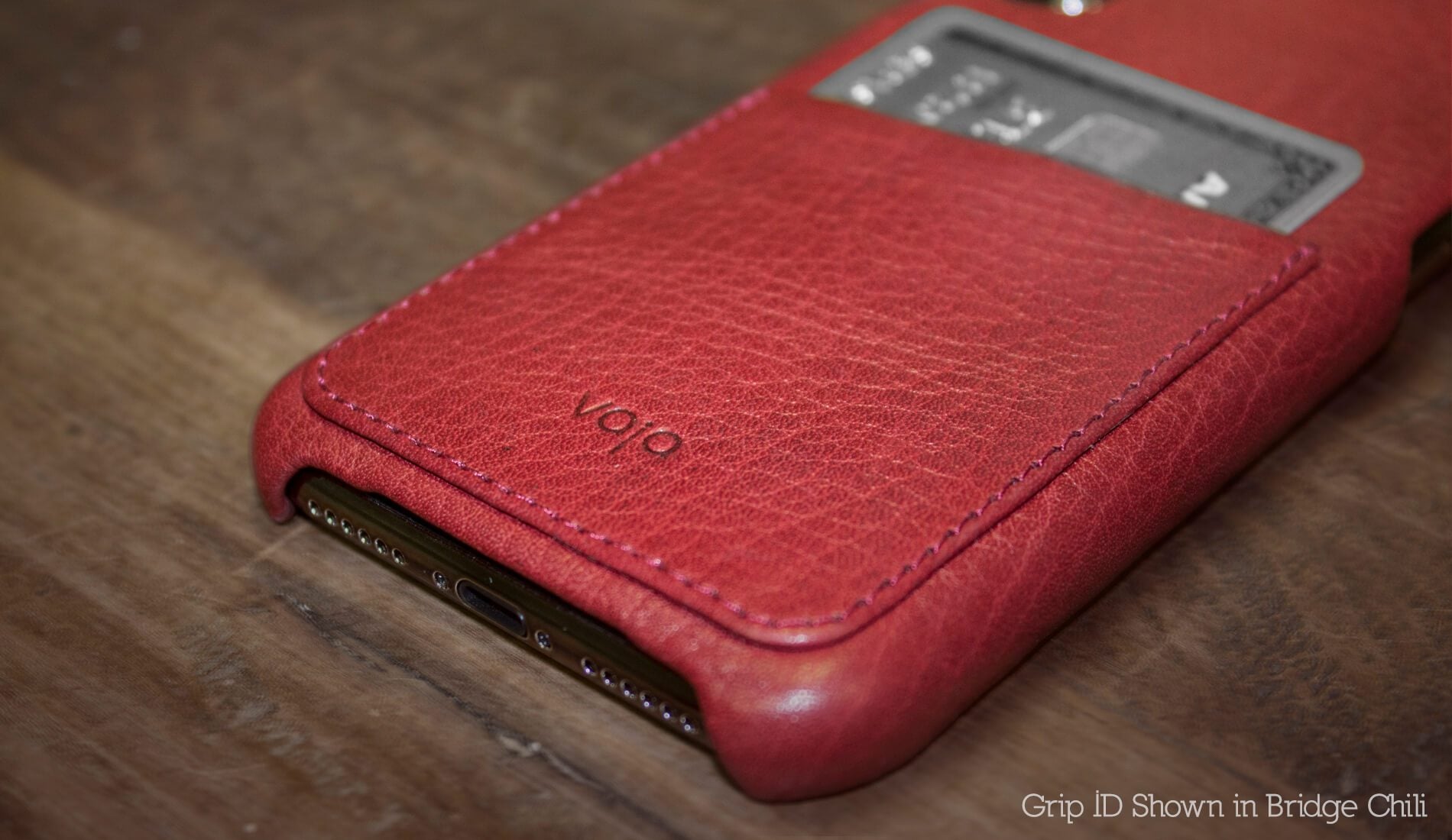 Custom Grip ID iPhone X / iPhone Xs Leather Case